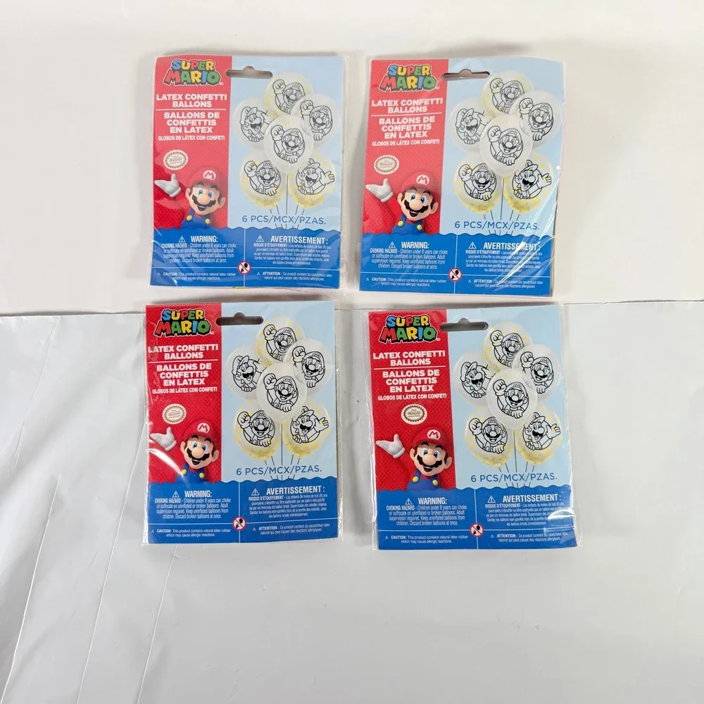4 pack Super Mario Brothers 12